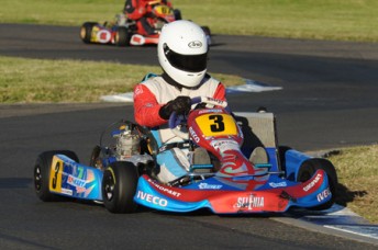 thumb Damien Radosevic on his way to claiming the victory in Pro Light (KF1). Pic photowagon.com.au