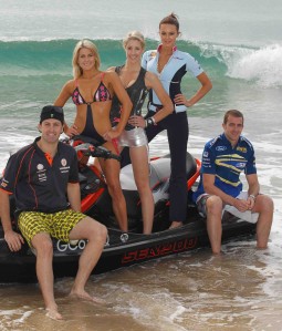 girls Jamie Whincup and Alex Davison with the girls