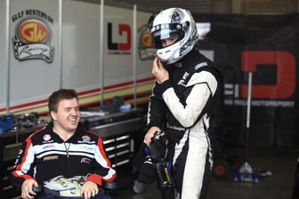 thumb Lucas Dumbrell with his new V8 Championship driver Taz Douglas
