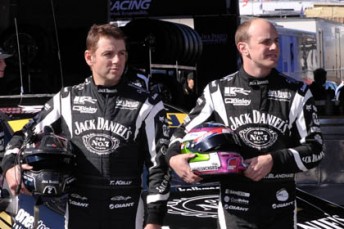 thumb Todd Kelly, left, will be replaced by Tim Blanchard, right, in the final four V8 Supercars events this year