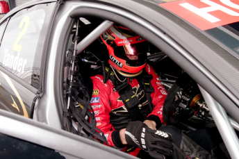 thumb Garth Tander inside HRT's COTF at Phillip Island yesterday