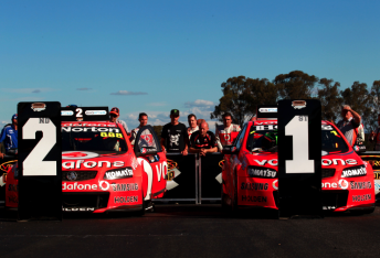 thumb The TeamVodafone cars will appear in a special one-off livery at Sydney, celebrating Vodafone's final appearance in the sport