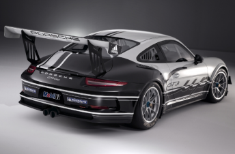 CAR The rear of the new Porsche 911 GT3 Cup