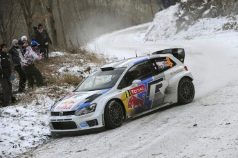 Ogier kicked off VWs WRC campaign in the best way possible by securing the fastest time on the opening stage for 2013