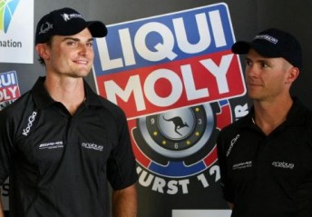 Slade and Holdsworth at February's Bathurst 12 Hour