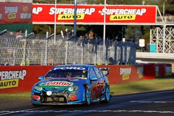 Mostert and Morris' repaired FPR Falcon on its way to victory