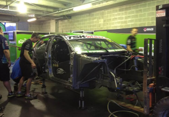 Reynolds' Ford being worked on