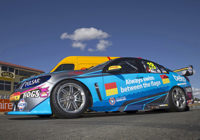 Lee Holdsworth's Holden on the grid at Ipswich