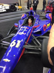 Taya Kyle - wife of American Sniper, Chris Kyle - getting comfortable in the PIRTEK Team Murray #61