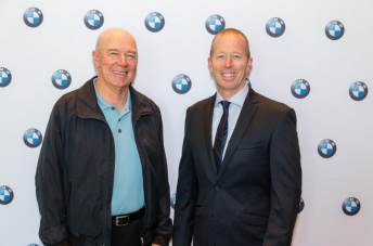 Jim and Steven Richards at Thursday's BMW announcement