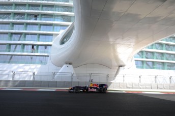 thumb Sebastian Vettel won the Abu Dhabi Grand Prix at the modern Yas Marina Circuit