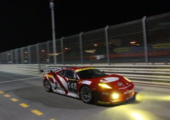 thumb Marcos Ambrose's #148 Ferrari F430 of AF Corse at the Dubai Autodrome