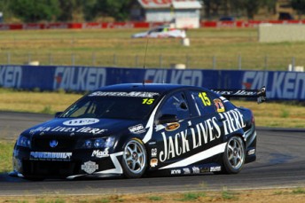 thumb Todd Kelly testing his new Holden Commodore at Winton on Monday in the DFS - Jack Lives Here livery it will run in the Middle East double header