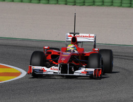 thumb Ferrari's Felipe Massa was the fastest in Day 1 of testing