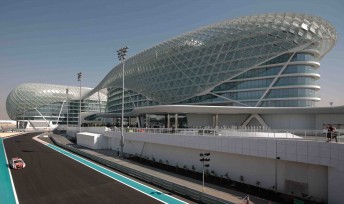 thumb Daniel Gaunt in the Gulf Western Oils Holden Commodore at the Yas Marina Circuit today