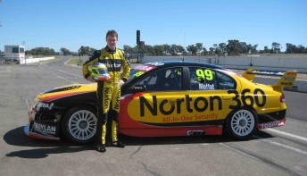 thumb James Moffat at Winton yesterday