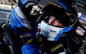 thumb Marcos Ambrose in his NASCAR Sprint Cup car