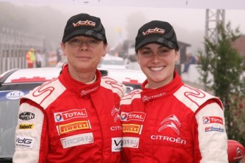 thumb Coral and Molly Taylor at the Isle of Man Rally