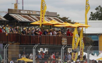 xxxx A healthy crowd filed through the gates today
