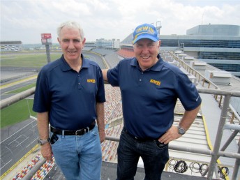 Jimmy and Ross Stone at Lowe's Motor Speedway