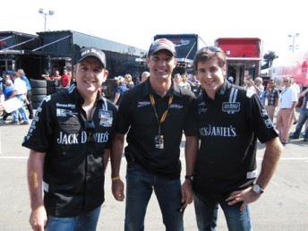 thumb Max Papis with Todd and Rick Kelly at Watkins Glen last weekend