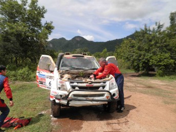 asiaFLOOD3lowres Drying things out in the Asia Cross Country Rally
