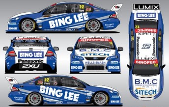car The livery of Dean Fiore's Ford Falcon FG
