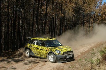 thumb Kris Meeke took the wheel of the Mini WRC
