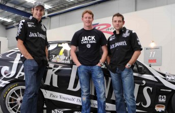 kellys dixon Rick Kelly, Scott Dixon and Todd Kelly at the family team's Braeside, Vic, workshop.