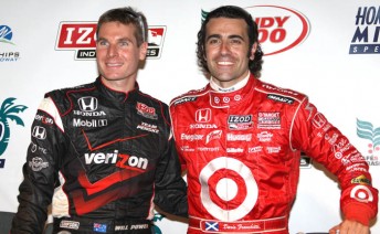 thumb Will Power and Dario Franchitti face off in the IZOD IndyCar Series season finale in Florida