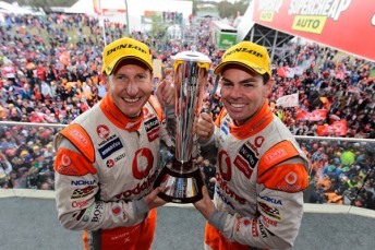 thumb Mark Skaife and Craig Lowndes with the Peter Brock Trophy