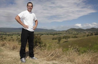 thumb Craig Lowndes on his farm in Kilcoy, Queensland