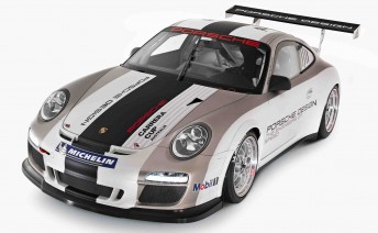 front The 2011-spec 997 Carrera Cup car