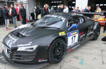 thumb The #17 Audi sustained significant damage in the crash