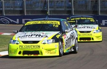 thumb The two Miles Racing Falcons of Chaz Mostert and Ash Walsh