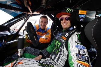 thumb Will Davison and Ken Block in the Trading Post FPR Falcon