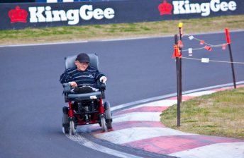 thumb James Cormick clips the apex at The Chase