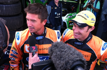 thumb Harry Kewell and Will Davison at Phillip Island this morning