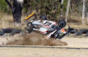 thumb Burdon's R-Tek team has rebuilt his Dallara after its huge F3 rollover
