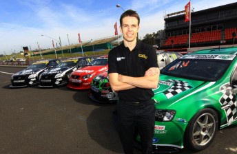 thumb Nick Ryan with the five Kelly Racing entries