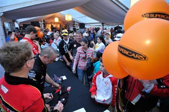 thumb V8 drivers will be kept busy this weekend with events on and off the track