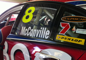 thumb Cameron McConville replaced Jason Bright in Race 24 at Symmons Plains