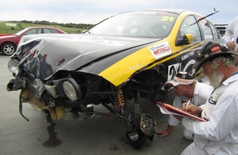 thumb Delfsma's damaged Falcon