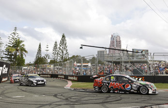 thumb Greg Murrphy's Pepsi Max Crew Holden leads the pack at Surfers Paradise