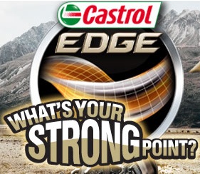 car Castrol EDGE's 'What's your strong point?' competition