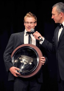 Jack Perkins Jack Perkins accepts his Privateer's Award at the Gala Dinner