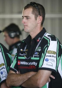 car David Wall first drove a Wilson Security-backed V8 Supercar with Paul Cruickshank Racing at Phillip Island and Bathurst in 2009