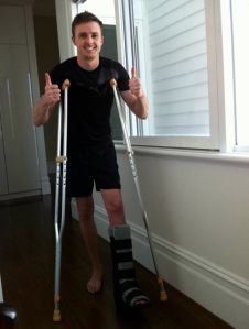 car Winterbottom in recovery mode