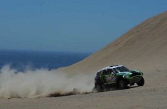 thumb Stephane Peterhansel is closing in on the overall victory