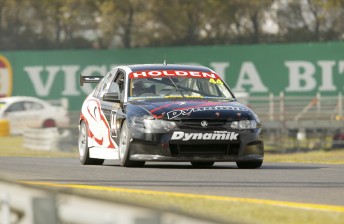 . The former Team Dynamik Commodore will compete in the Kumho V8 Series in black and white to honour JR